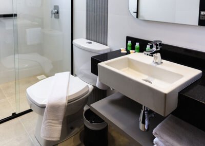 Imagem ilustrativa mostrando os detalhes do quarto Luxo Hotel São Mateus